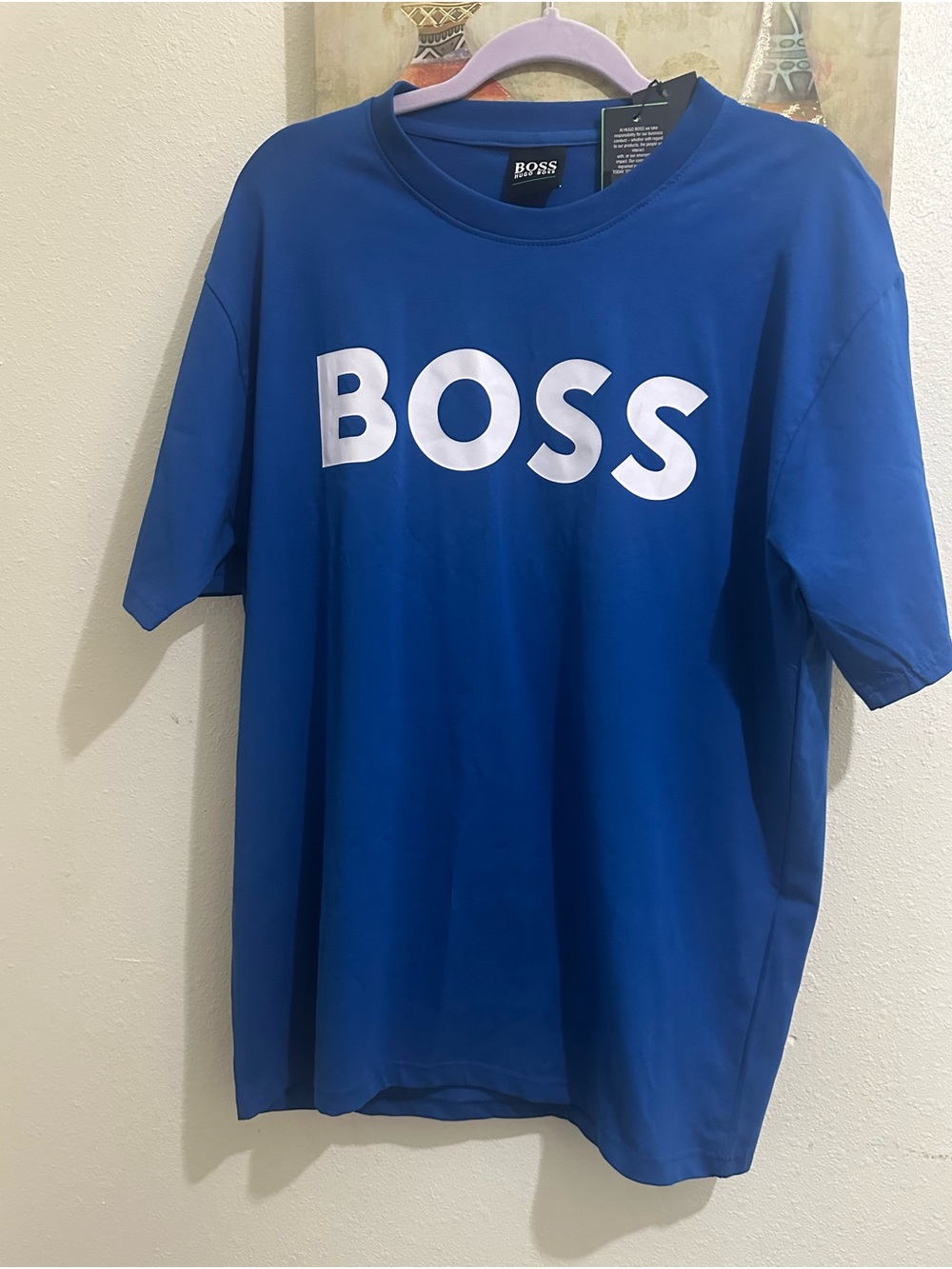Boss Hugo Boss Blue t-shirt, Men, size XXL